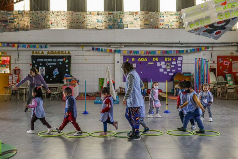 Presencialidad plena: los alumnos porteños del nivel inicial regresaron todos los días a las aulas