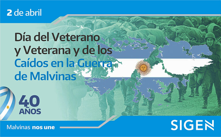 2 de abril: Día del Veterano y Veterana y de los Caídos en la Guerra de Malvinas