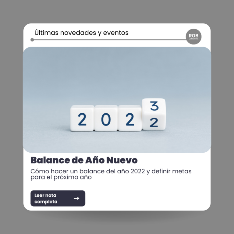 Último viernes del año: cómo hacer un balance del 2022 y definir metas para el próximo año
