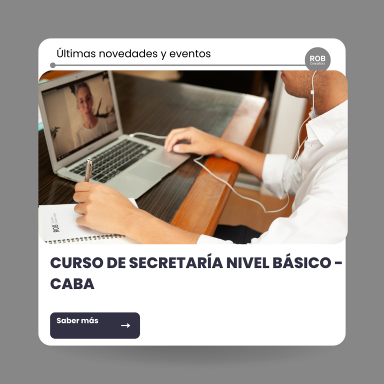 CURSO DE SECRETARÍA – NIVEL BÁSICO – CABA