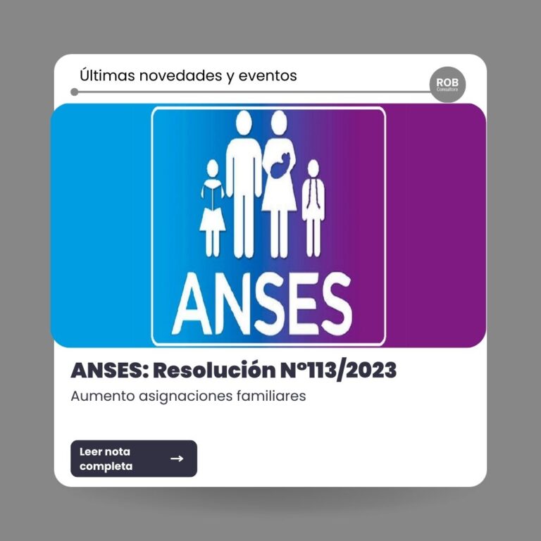 ANSES Asignaciones familiares