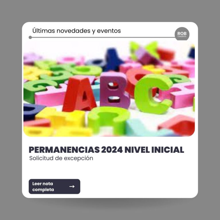 Permanencia nivel inicial 2024