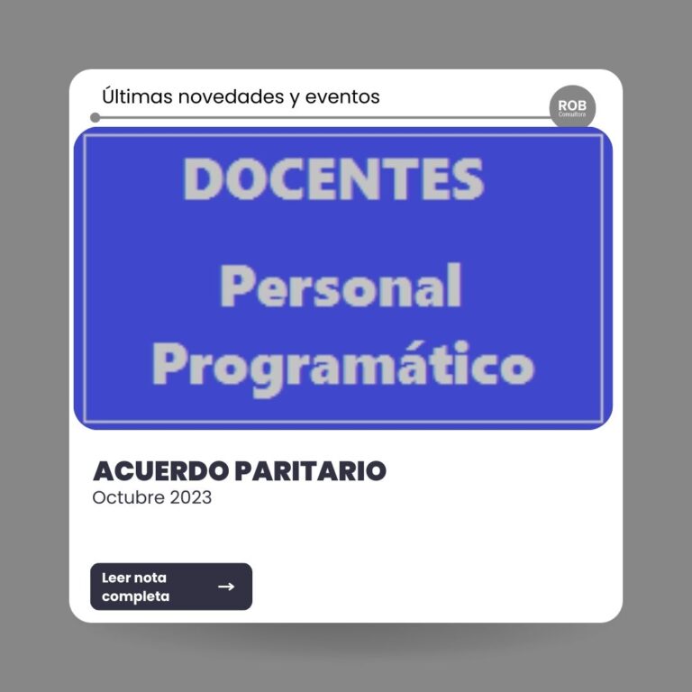 Acuerdo paritario docente Caba