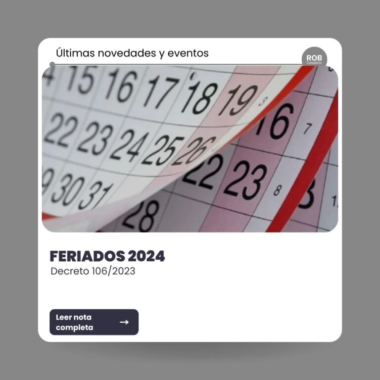 Feriados 2024