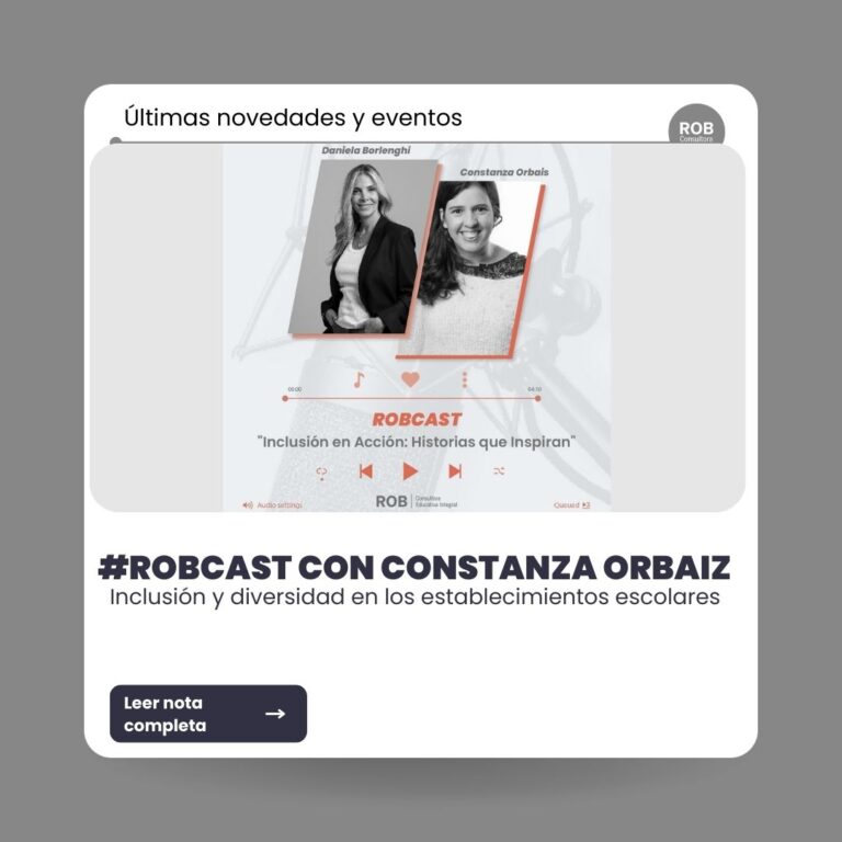 #ROBCAST CON CONSTANZA ORBAIZ: INCLUSIÓN Y DIVERSIDAD